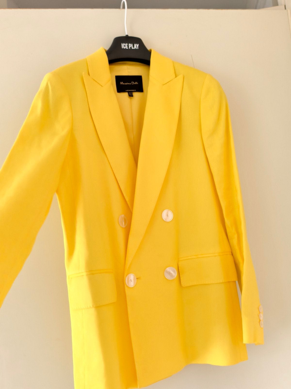 Massimo Dutti Gele Blazer nieuw.maat S/M, Massimo Dutti, Geel, Nieuw, Ophalen of Verzenden