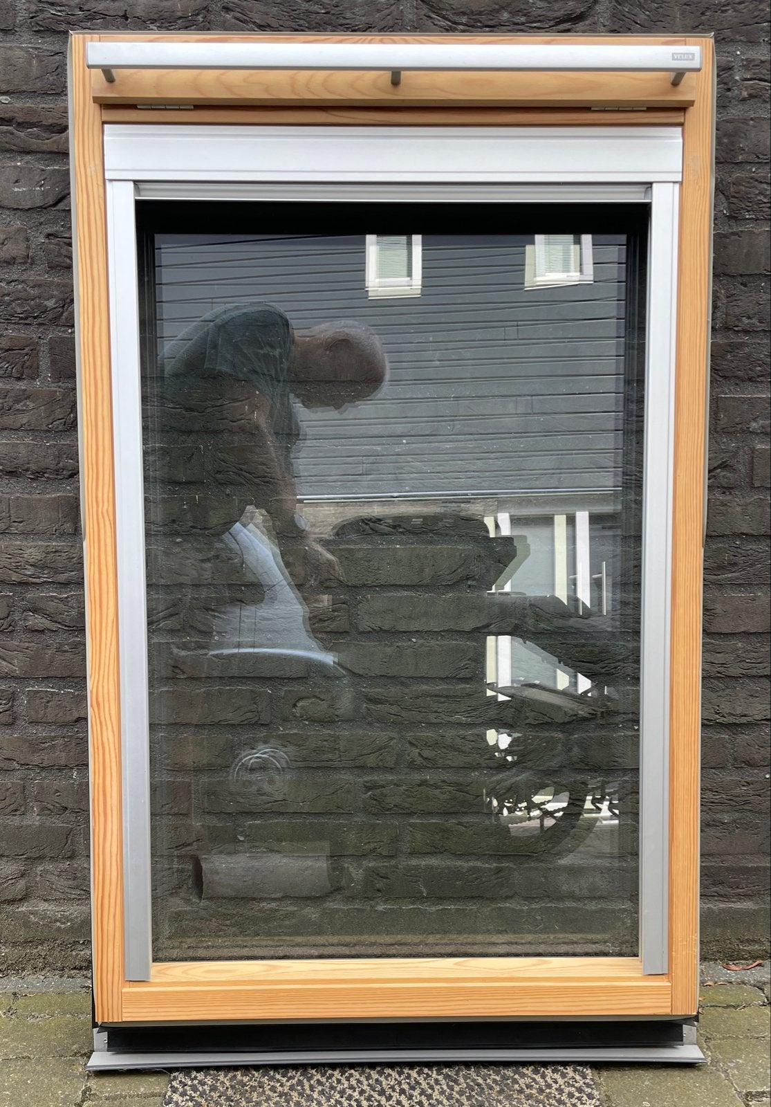 Velux Dakraam GGL M06 3059 met rolgordijn en buitenzonwering, Ophalen, Gebruikt, Minder dan 80 cm, 80 tot 120 cm
