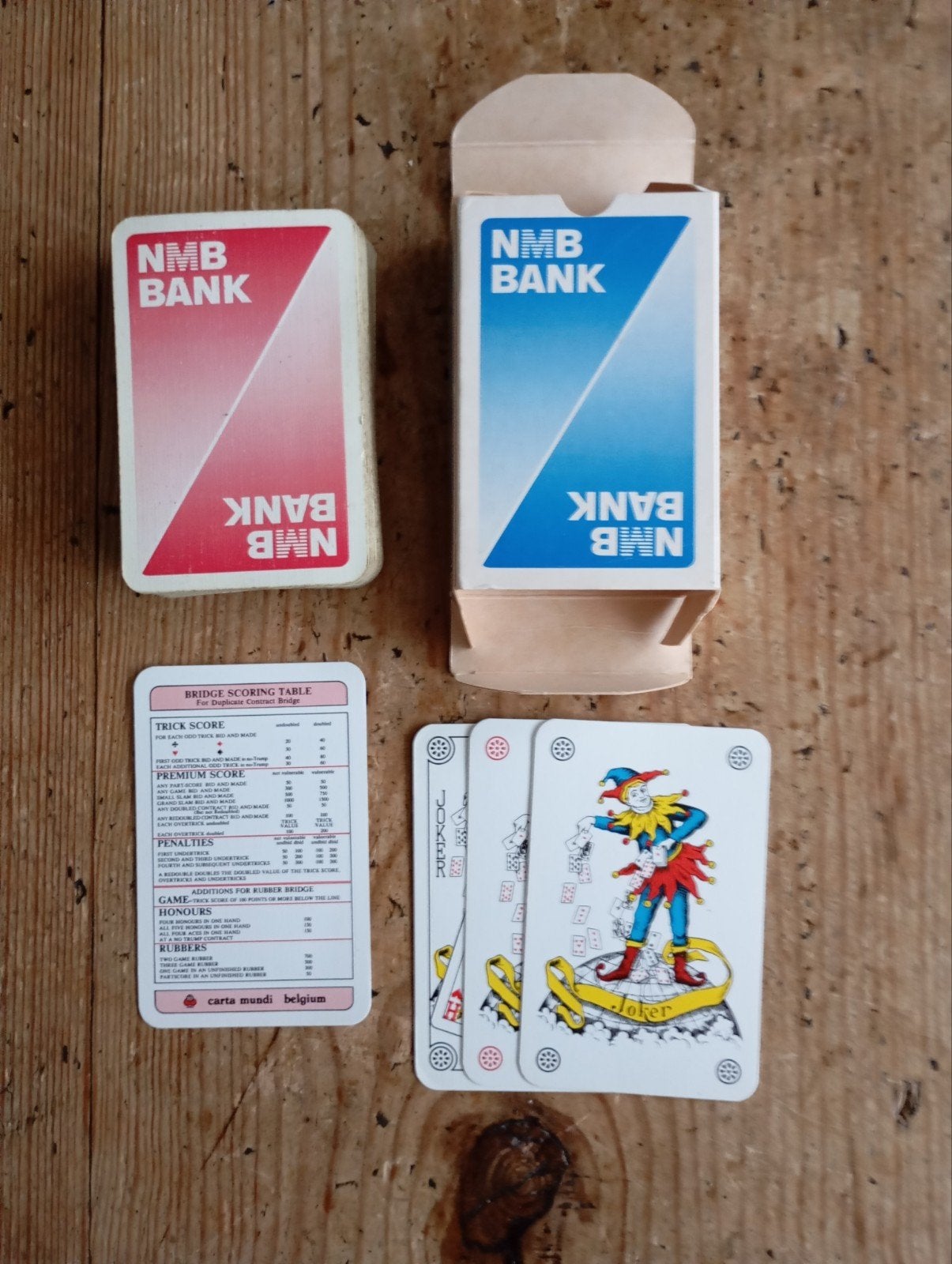 Vintage NMB NL Ned Middenstands Bank kaartspel  izgst, Ophalen of Verzenden, Speelkaart(en)