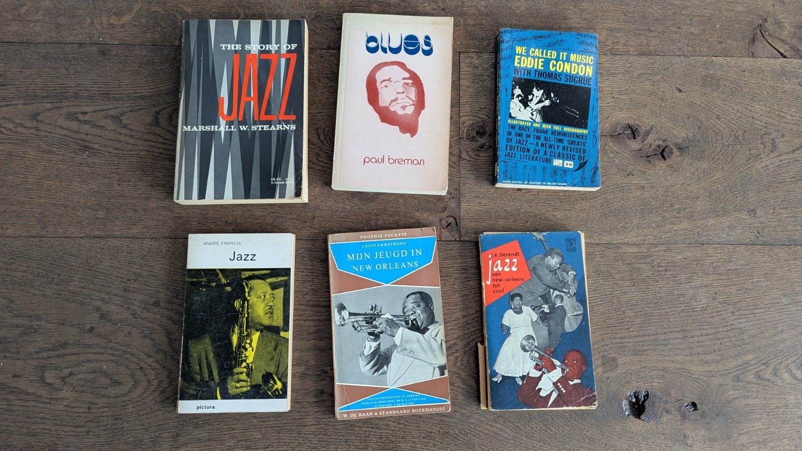 13 Oude Jazz Boeken Collectie voor Liefhebbers, Ophalen of Verzenden, Gelezen, Algemeen