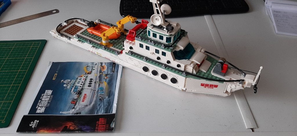 bricks bouwstenen boot schip, Ophalen of Verzenden, Zo goed als nieuw