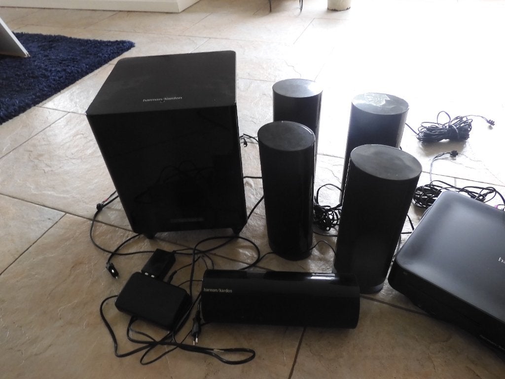 Complete home cinema set Harmann Kardon, Audio, Tv en Foto, Gebruikt, 70 watt of meer, 3.1-systeem, Overige spelers