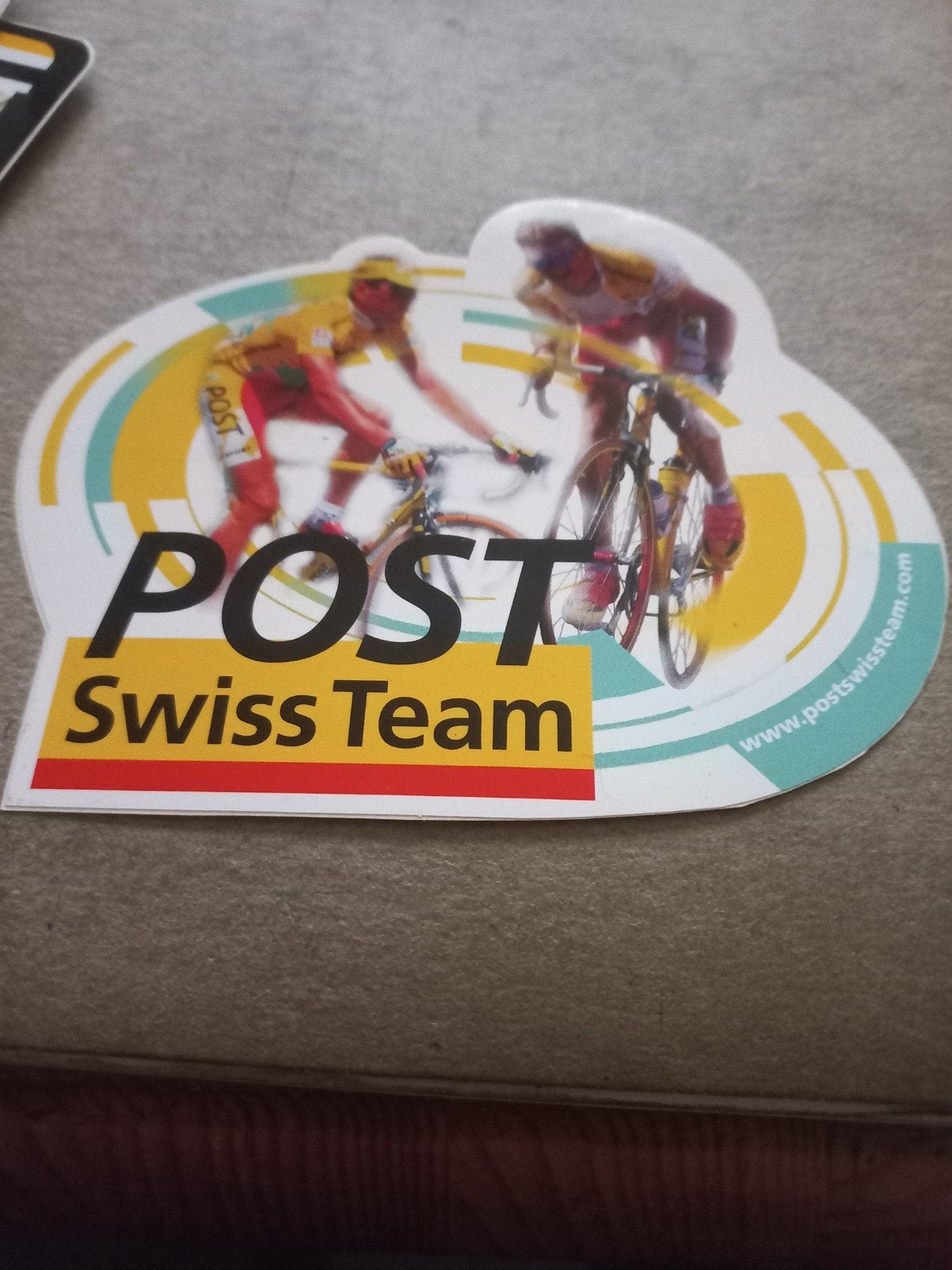 Post Swiss Team Wielren Sticker, Verzamelen, Ophalen of Verzenden