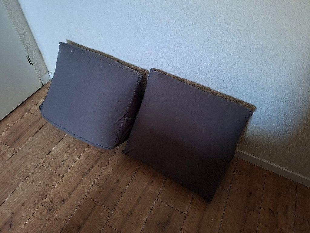 2 stuks Ducky Dons Leeskussen, Ophalen, Eenpersoons, Wit, Zo goed als nieuw