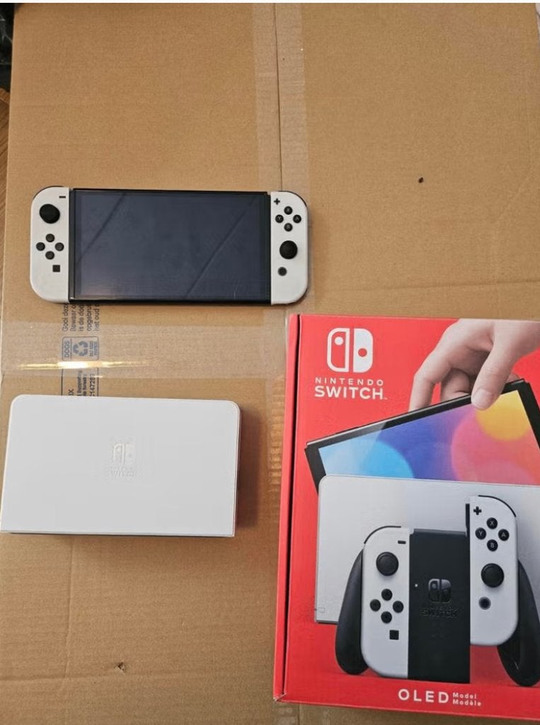 Nintendo switch Oled + minecraft, Ophalen, Zo goed als nieuw, Met 1 controller, Switch OLED