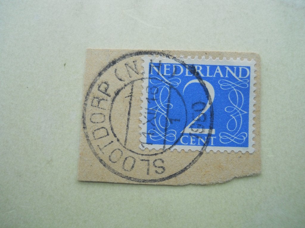 Nederland 1946 Cijfer Nvph.461 Rondstempel Slootdorp (N.H.), Postzegels en Munten, Ophalen of Verzenden, Na 1940, Gestempeld