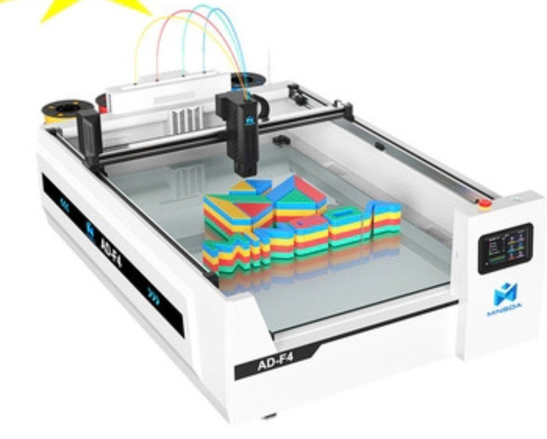 Mingoa AD-F4 3D-printer met meerdere filamenten, Computers en Software, 3D Printers, Ophalen, Ingebouwde Wi-Fi, Mingda, Zo goed als nieuw