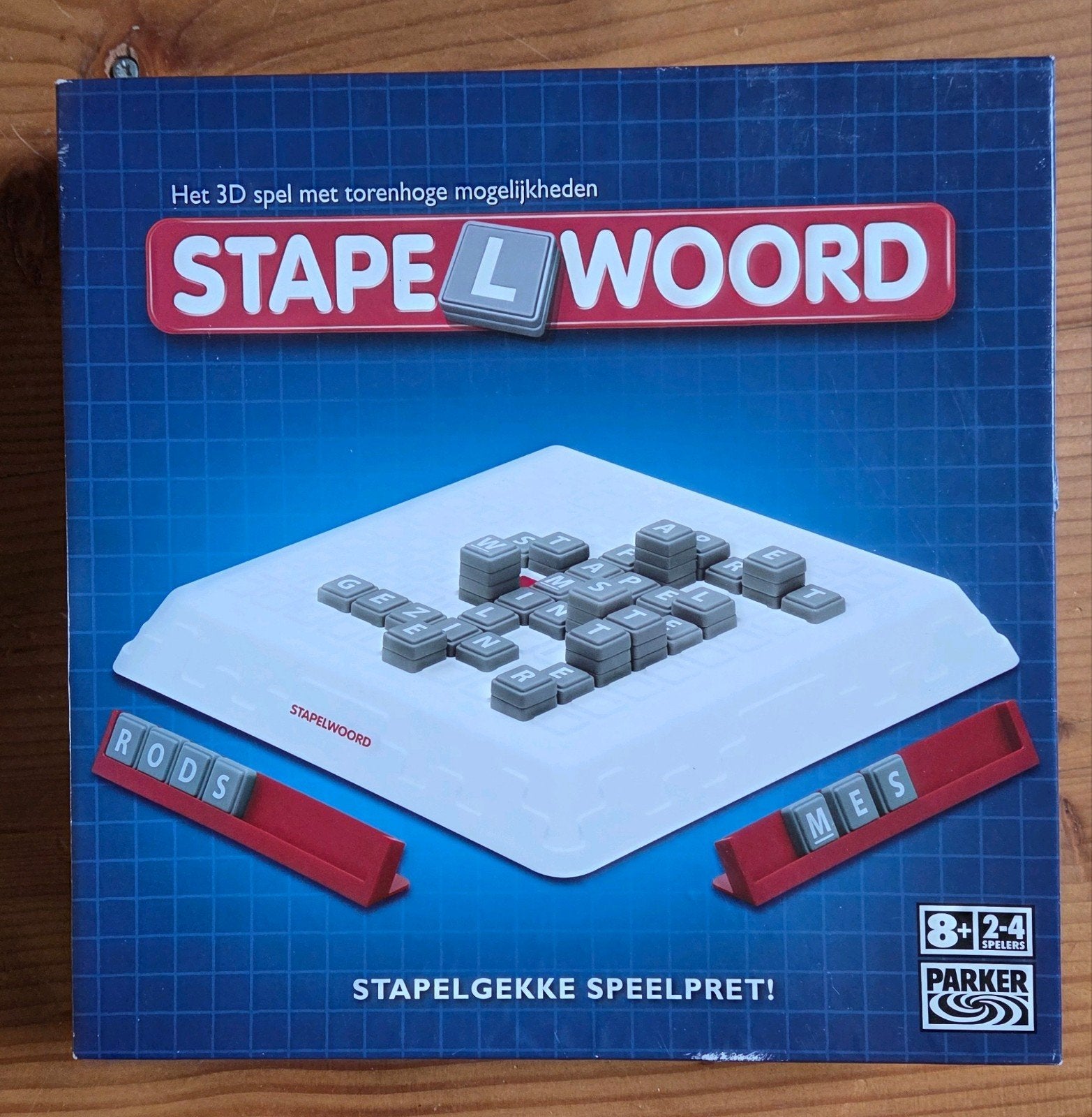 Stapelwoord Parker - Het 3D spel met torenhoge mogelijkheden, Hobby en Vrije tijd, Gezelschapsspellen | Bordspellen, Drie of vier spelers