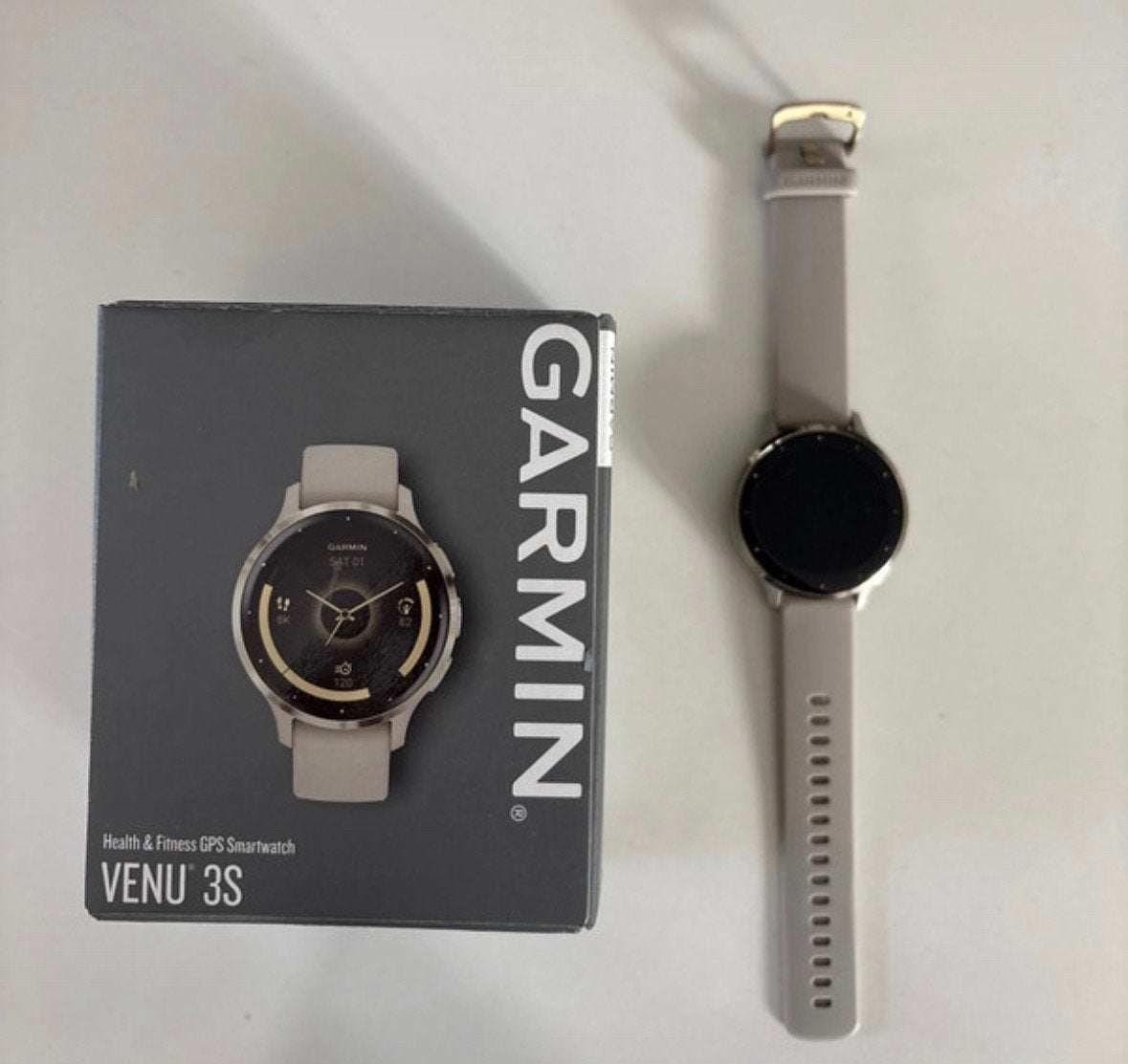 Garmin Venu 3S French Gray Smartwatch, Ophalen of Verzenden, Waterdicht, Grijs, Android