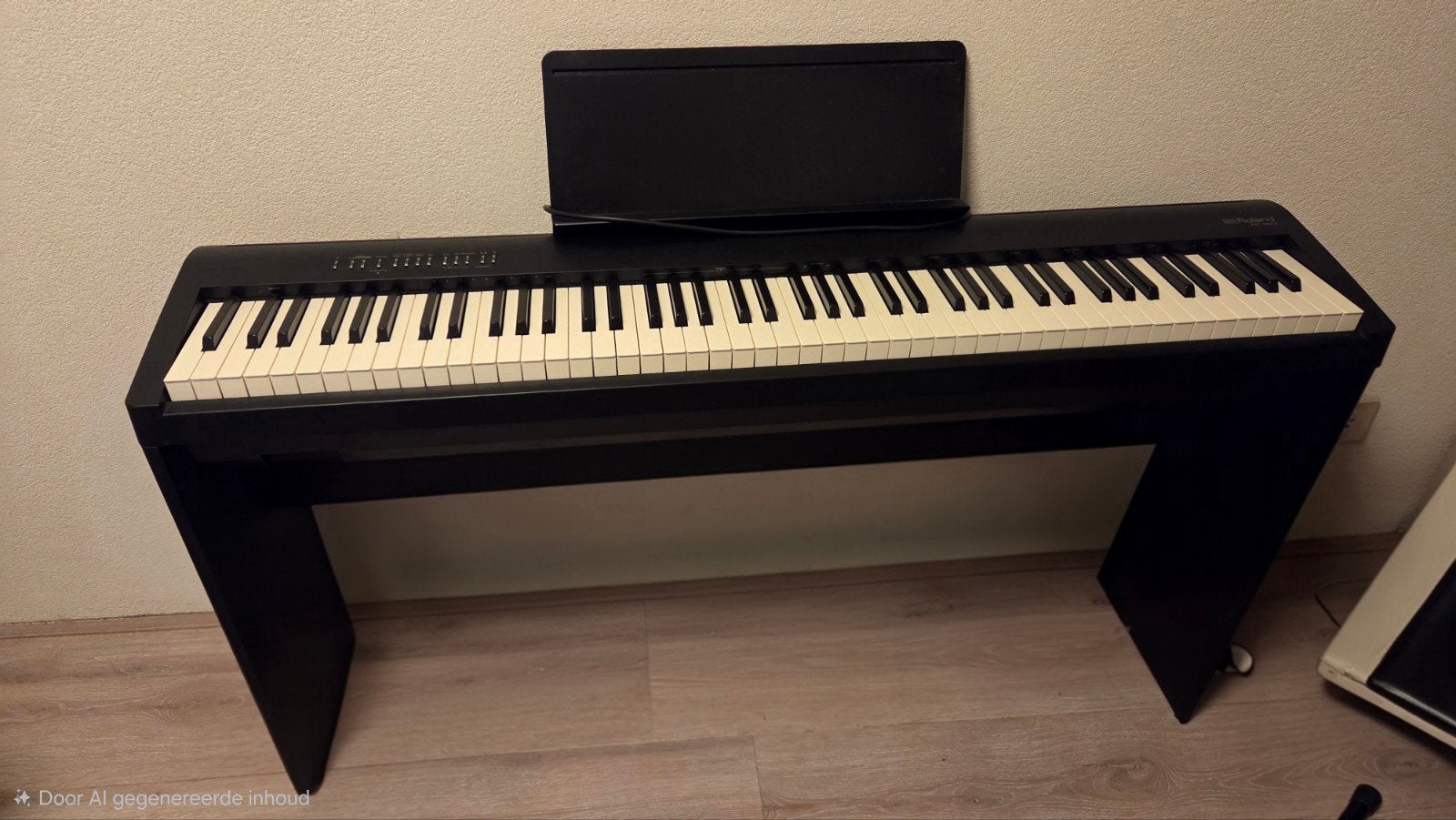 Roland FP-30X Digitale Piano (2021) met houten onderstel., Ophalen, Zo goed als nieuw, Zwart