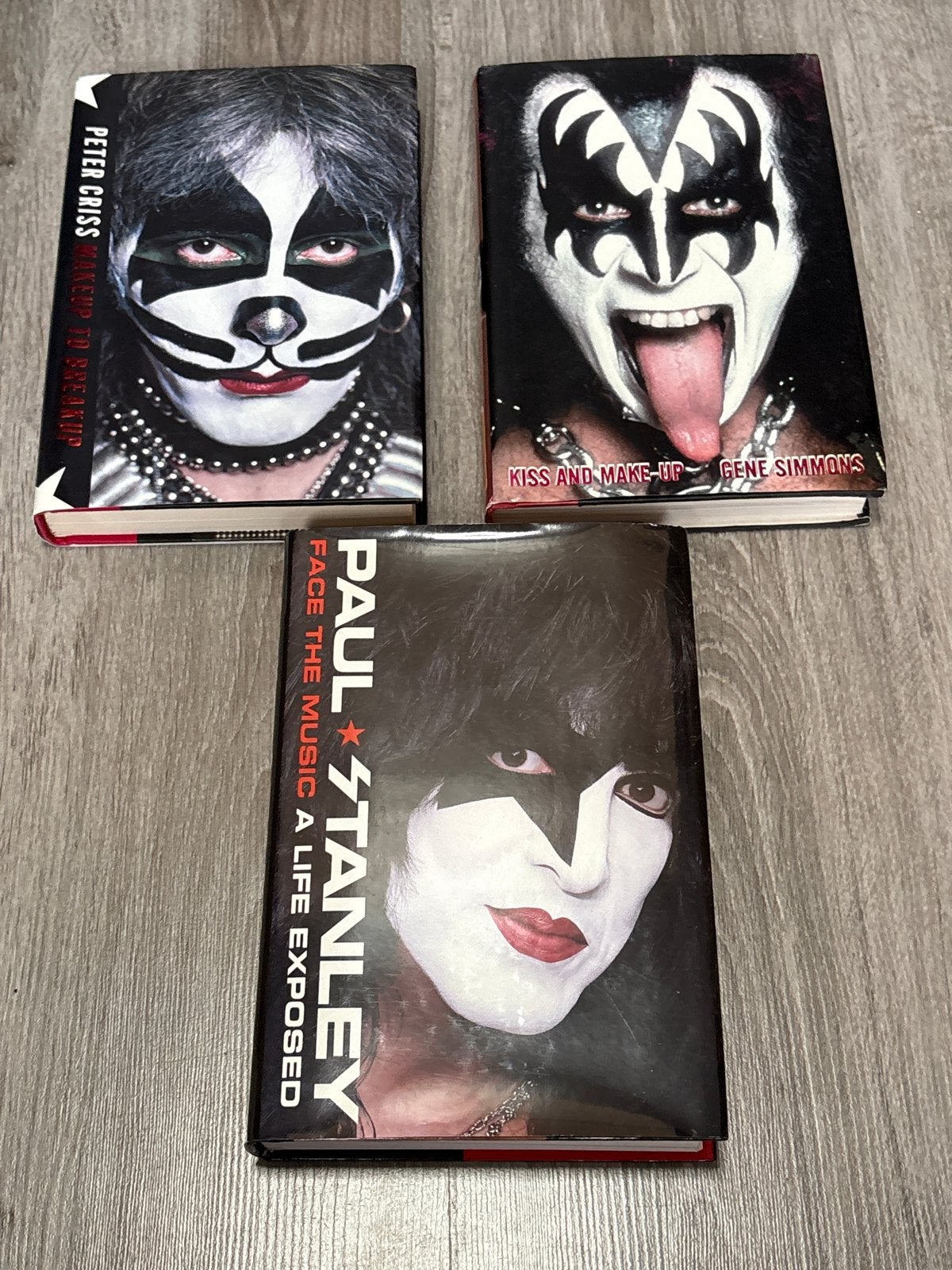 3 KISS Boeken: Peter Criss, Gene Simmons, Paul Stanley - Nie, Ophalen of Verzenden, Zo goed als nieuw