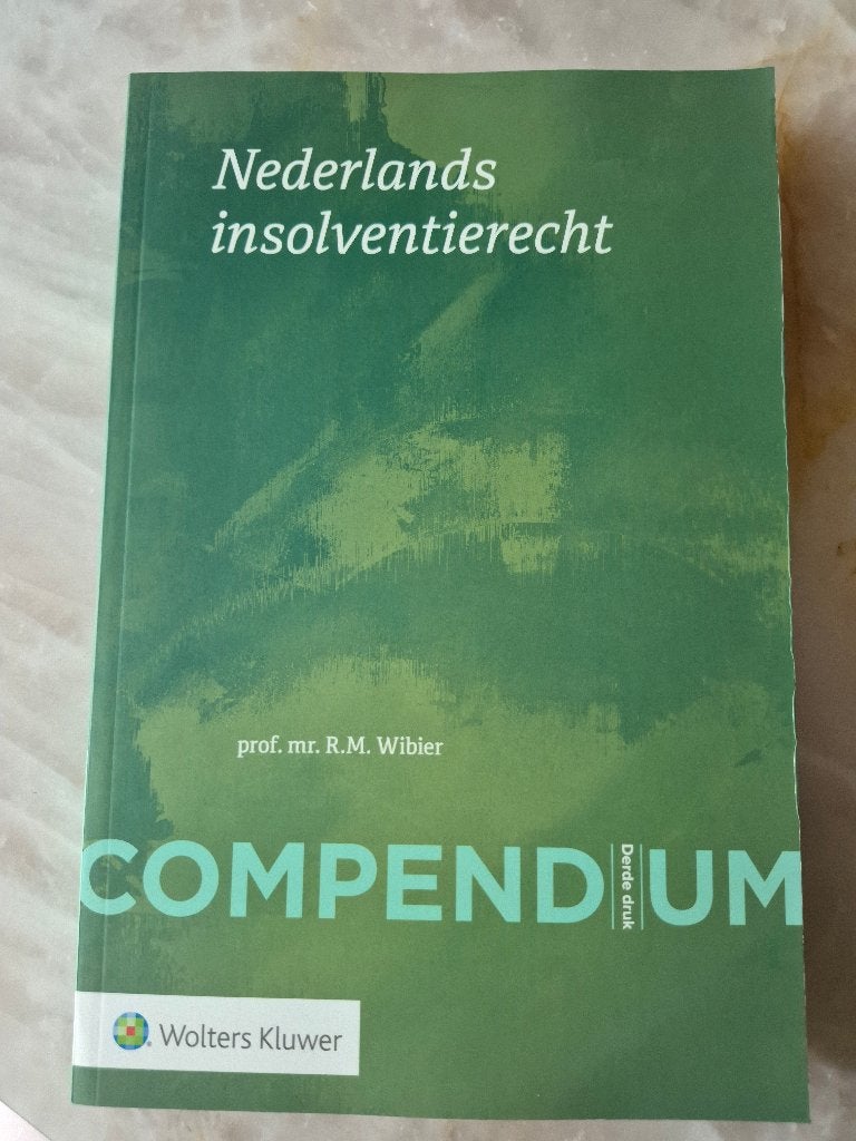 Hbo rechtenboek studie nederlandse insolventierecht, Boeken, Studieboeken en Cursussen, Ophalen of Verzenden, Beta, Zo goed als nieuw