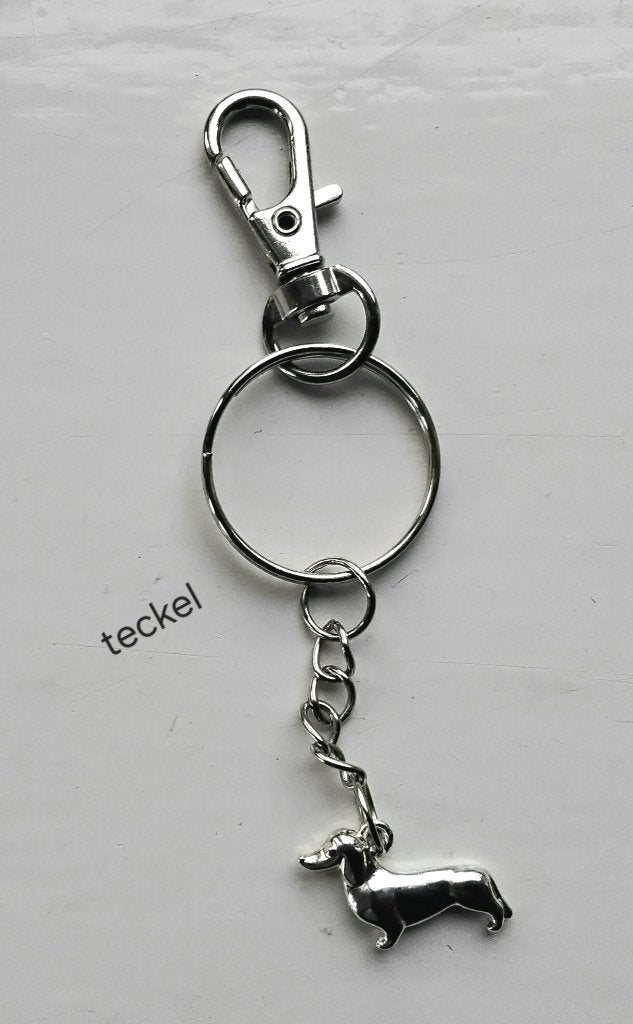 Sleutelhanger teckel, dashond, dachshund, hond, Ophalen of Verzenden, Nieuw, Dier of Natuur