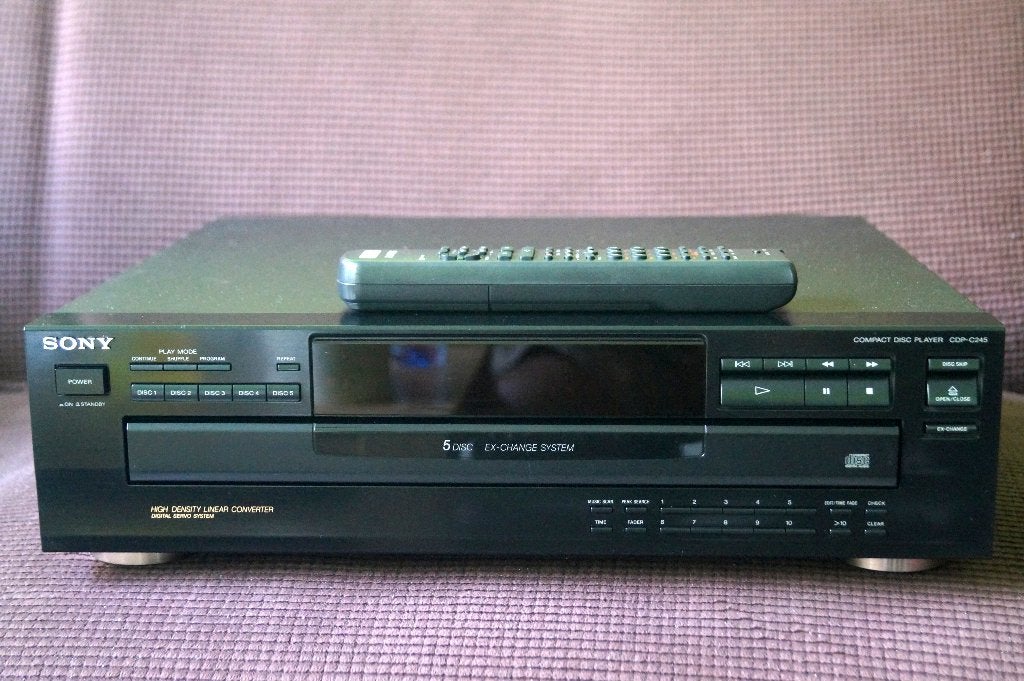 SONY CDP-C245 CD SPELER met garantie, Audio, Tv en Foto, Cd-spelers, Ophalen of Verzenden, Zo goed als nieuw, Sony, Wisselaar