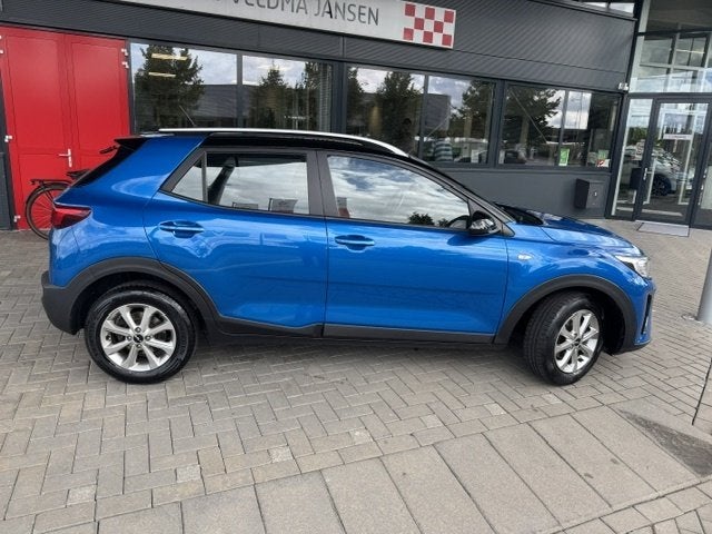 Kia Stonic 1.0 T-GDi MHEV HYBRID DYNAMICLINE (bj 2021), Auto's, Voorwielaandrijving, Gebruikt, Euro 6, Blauw