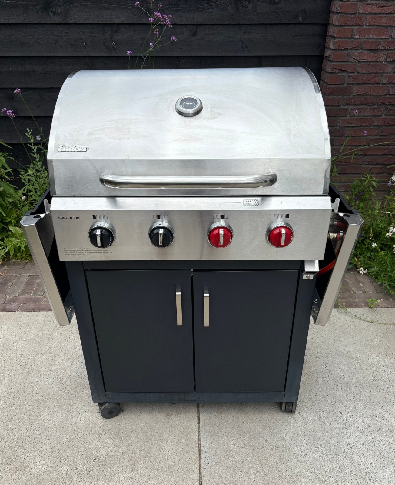 Enders Boston Pro gas BBQ, Ophalen, Gebruikt