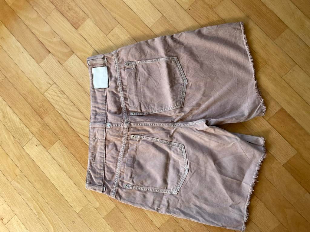 Drykorn korte broek 28 katoen oudroze leverkleurig, Kort, Ophalen of Verzenden, Zo goed als nieuw, Roze