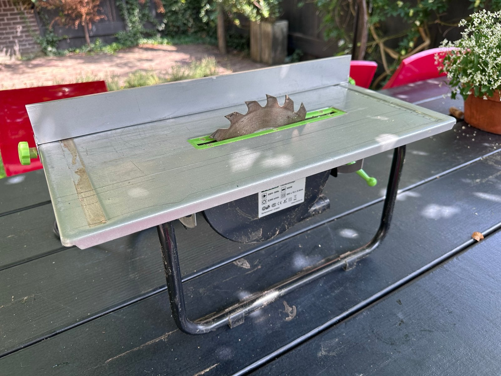 VTools Tafelcirkelzaagmachine 600W, Ophalen, Minder dan 30 mm, Gebruikt, Cirkelzaag