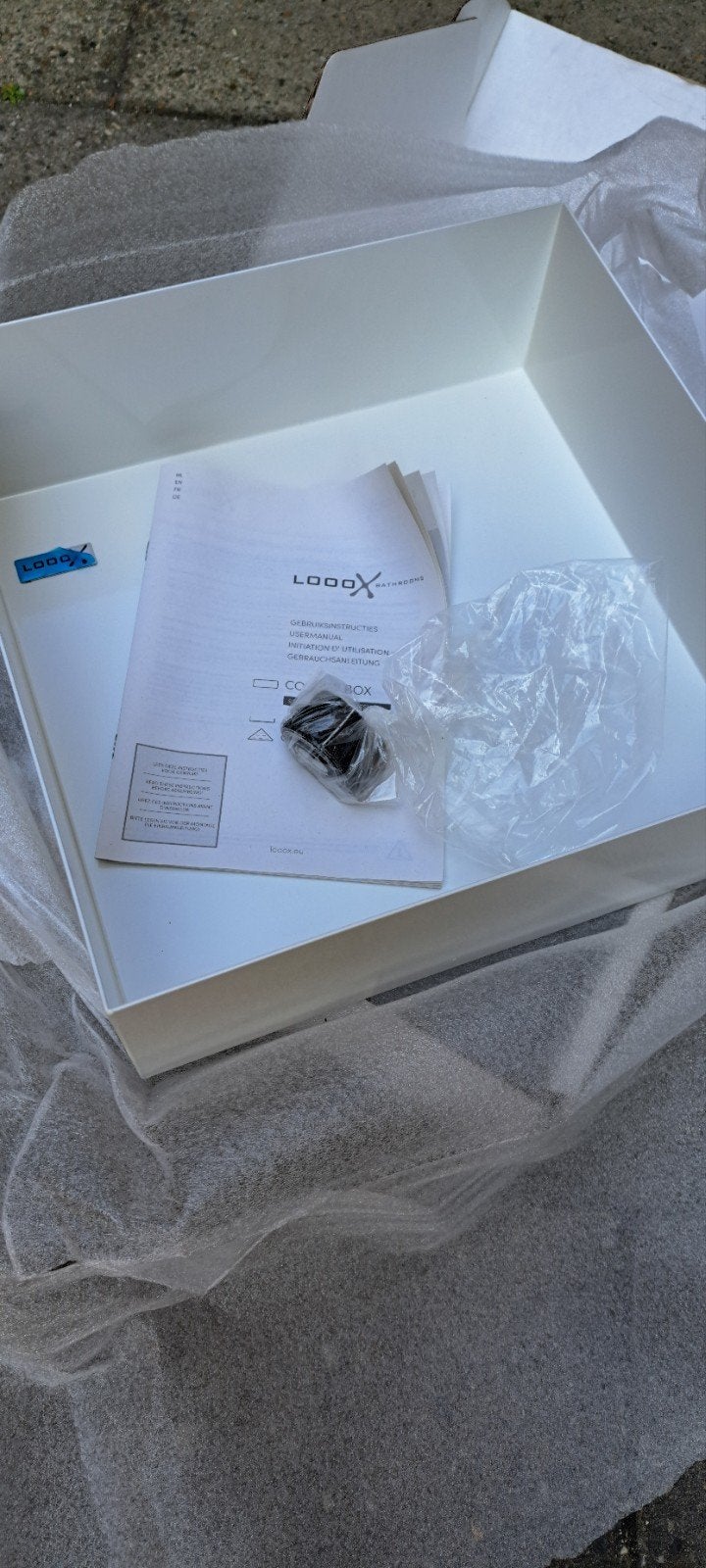 Looox box 30x30 wit nis inbouw, Ophalen of Verzenden, Nieuw