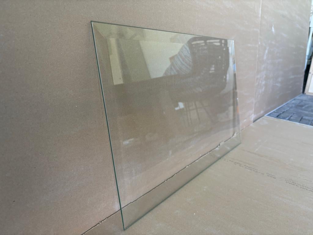 Facet geslepen glasplaat voor deur of raam, Ophalen, Gebruikt, Minder dan 80 cm, 80 tot 120 cm