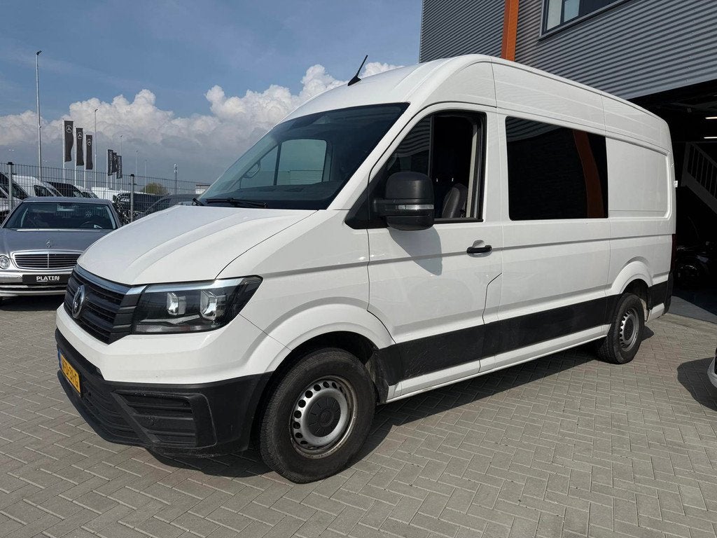 Volkswagen Crafter 35 2.0 TDI L3H3 7 pers. Navi. Cruise, Stof, Gebruikt, 4 cilinders, Volkswagen