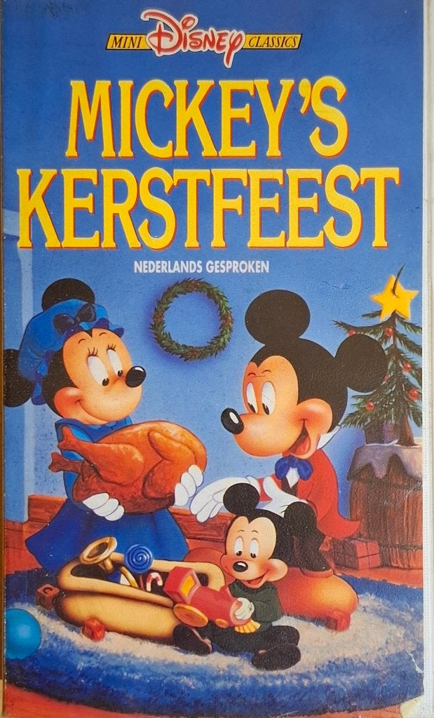 Mickey's Kerstfeest - VHS - Walt Disney, Tekenfilm, Alle leeftijden, Zo goed als nieuw, VHS