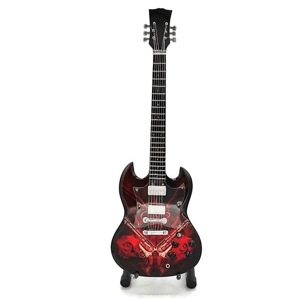 Guns N' Roses with guns miniatuur gitaar 25cm mini guitar, Info@deconoord.nl, Deco Noord, Nieuw, Ophalen of Verzenden