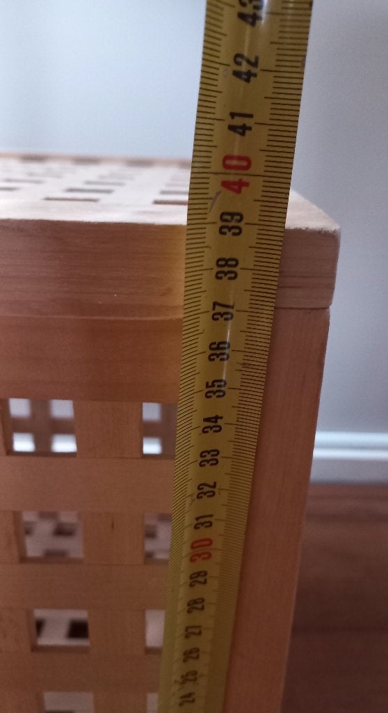 kistje - opbergbox - krukje beukenhout IKEA 39x35 @DOC61, Ophalen, Minder dan 50 cm, Minder dan 50 cm, Zo goed als nieuw