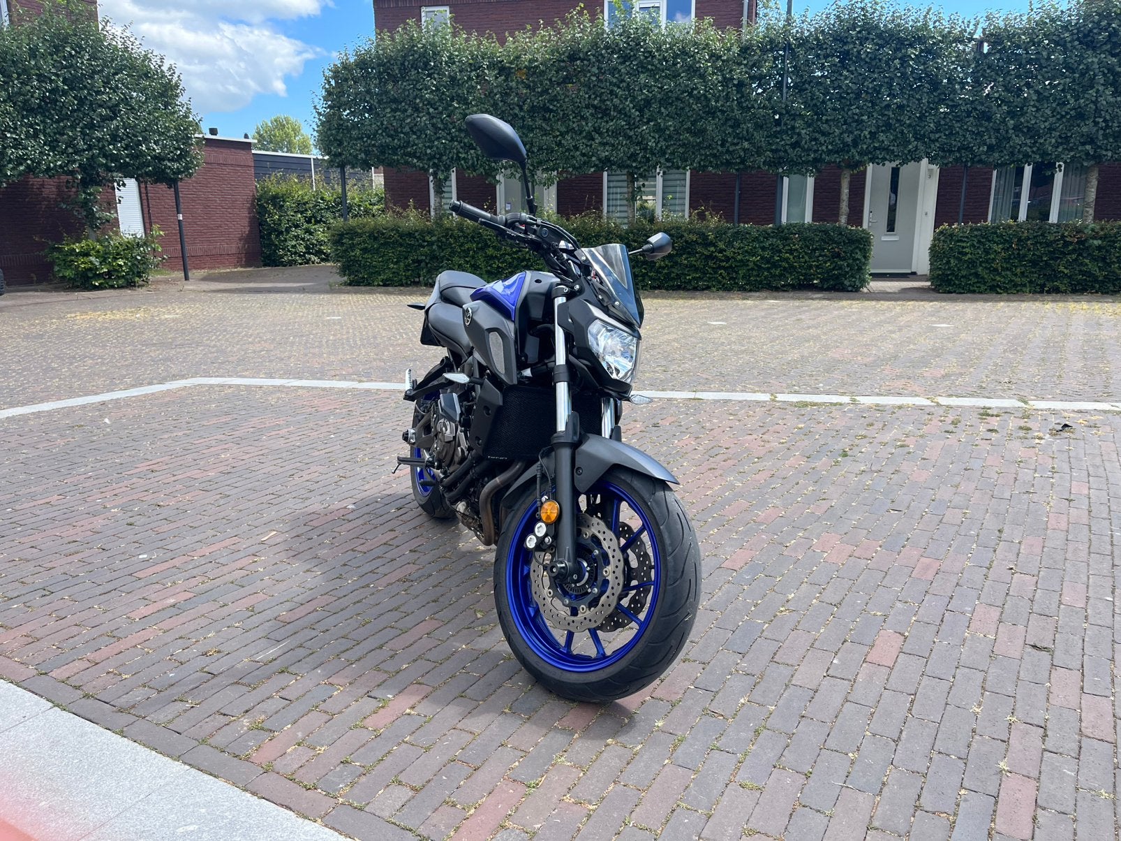 Yamaha MT-07 2020 A2 (35kW)|Akrapovic|19.824 km|Zeer netjes, Motoren, 2 cilinders, Particulier, Minimaal motorrijbewijs A2, Sportuitlaat