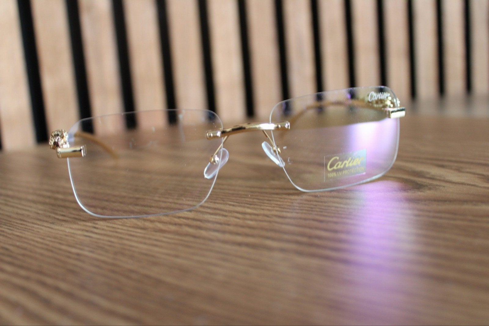 Cartier bril, Overige merken, Gebruikt, Geel, Ophalen of Verzenden