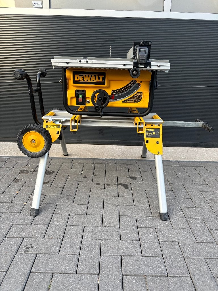 DeWalt DWS745 tafelzaag Incl DE7400 onderstel, Doe-het-zelf en Verbouw, Ophalen, De Walt, Gebruikt, DEWALT Nederland