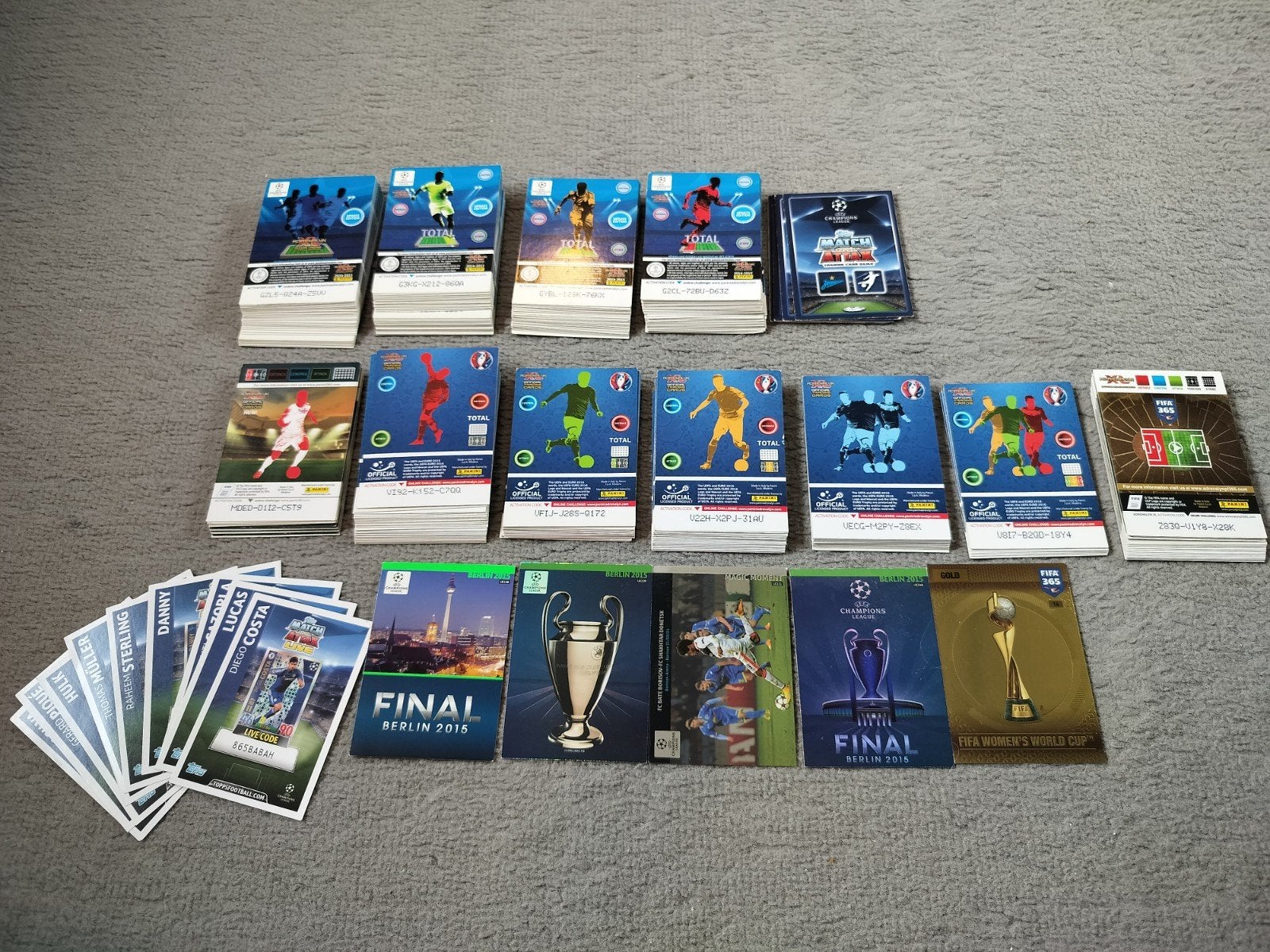 Grote collectie voetbalplaatjes (Match Attax, Panini), Ophalen of Verzenden, Zo goed als nieuw, Buitenlandse clubs, Poster, Plaatje of Sticker