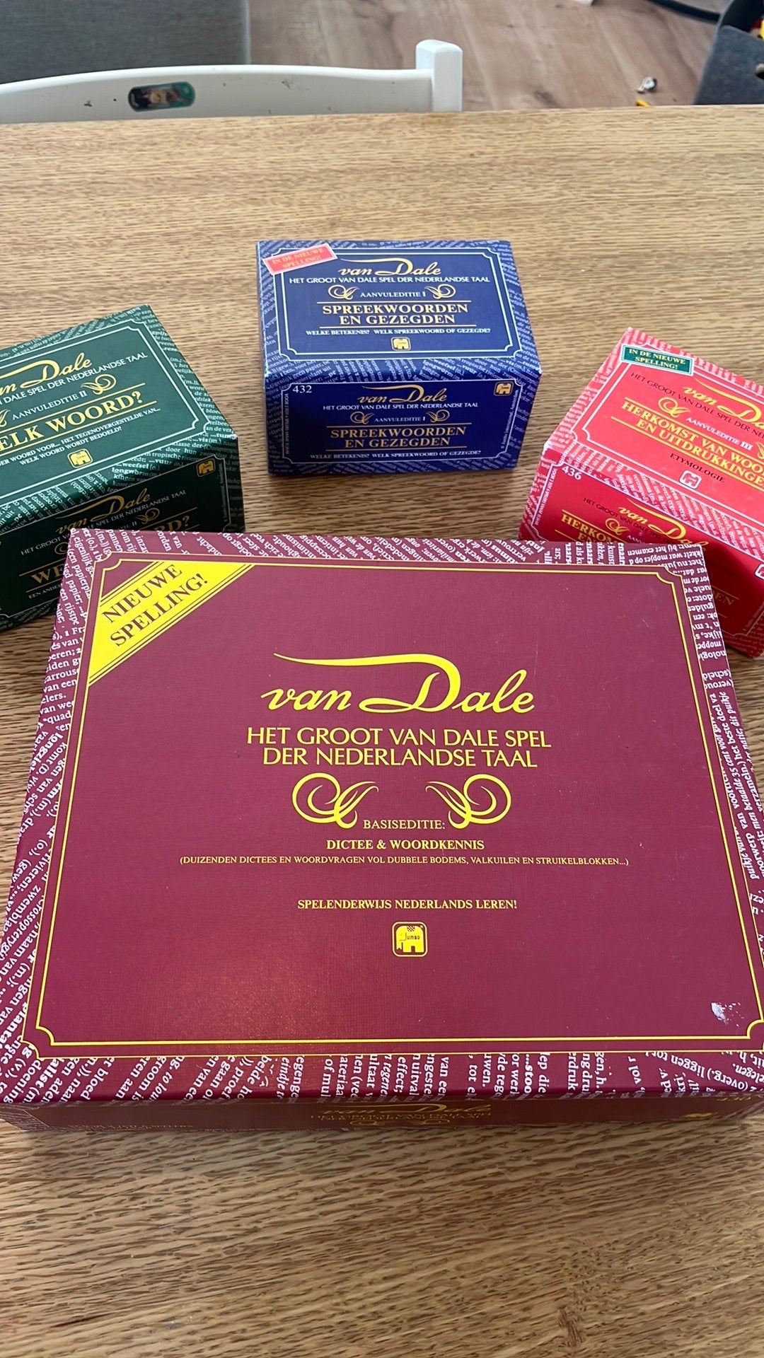 Van Dale Taalspel Compleet – basisspel + 3 uitbreidingen, Hobby en Vrije tijd, Ophalen of Verzenden
