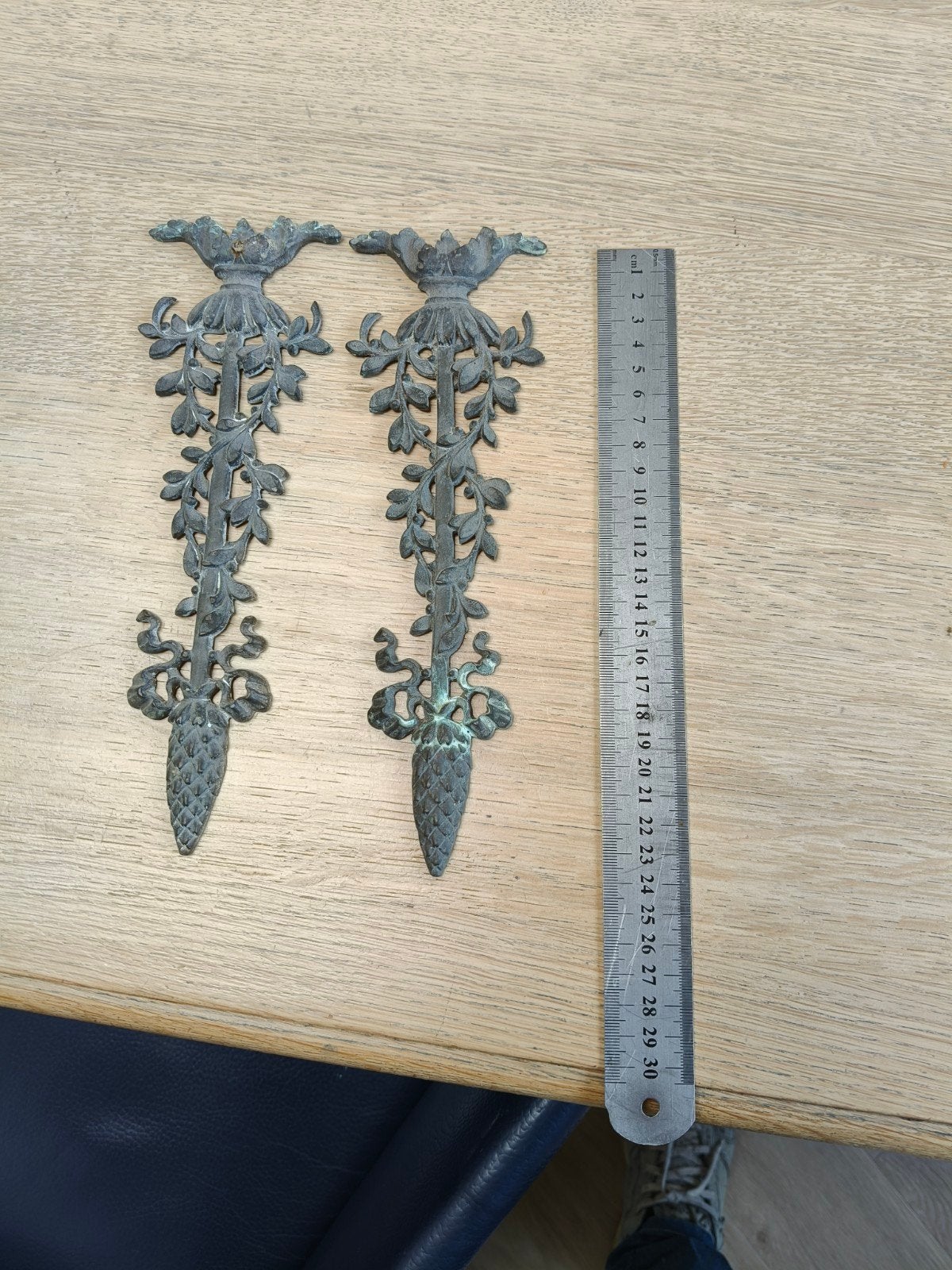 2 bronzen ornamenten, Ophalen of Verzenden
