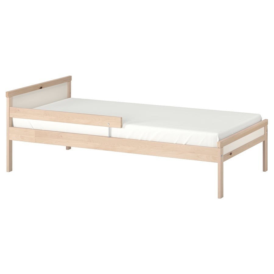 Peuterbed Ikea met matras 70x160, Ophalen, Wit, 190 cm of minder, Hout
