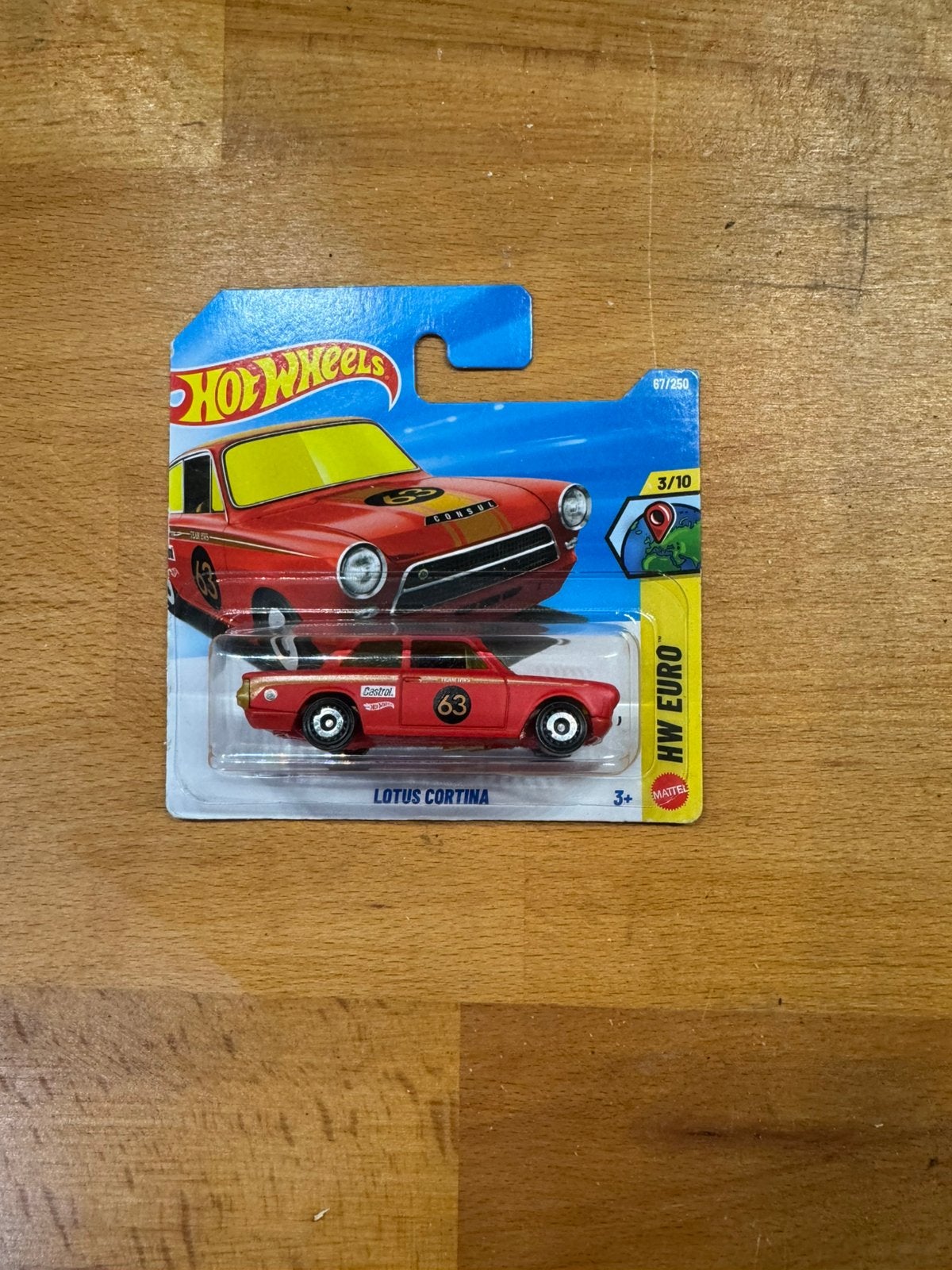 Hotwheels Lotus Cortina, Ophalen of Verzenden, Zo goed als nieuw, Auto