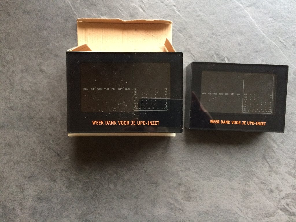 Wekkertjes op batterijen (niet meegeleverd) 3x., Ophalen of Verzenden, Zo goed als nieuw, Digitaal