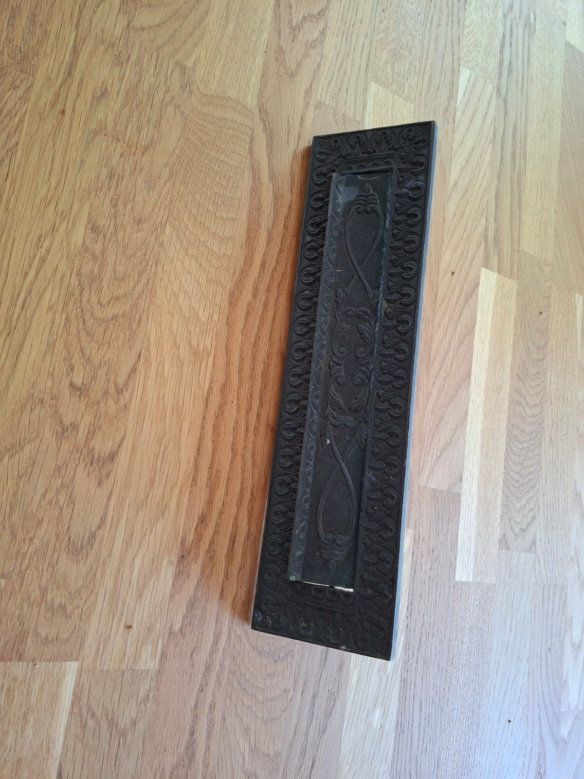 Prachtige Klassieke Brievenbusklep – Messing / Antiek Brons, Ophalen of Verzenden, Gebruikt, Overige materialen