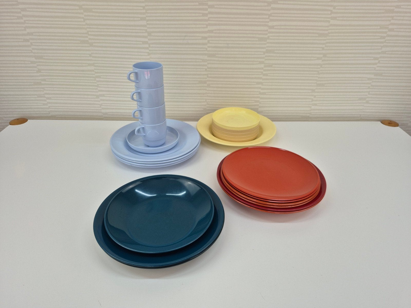 Per stuk €1,- Vintage Mepal Rosti campingservies., Ophalen of Verzenden, ., ., .