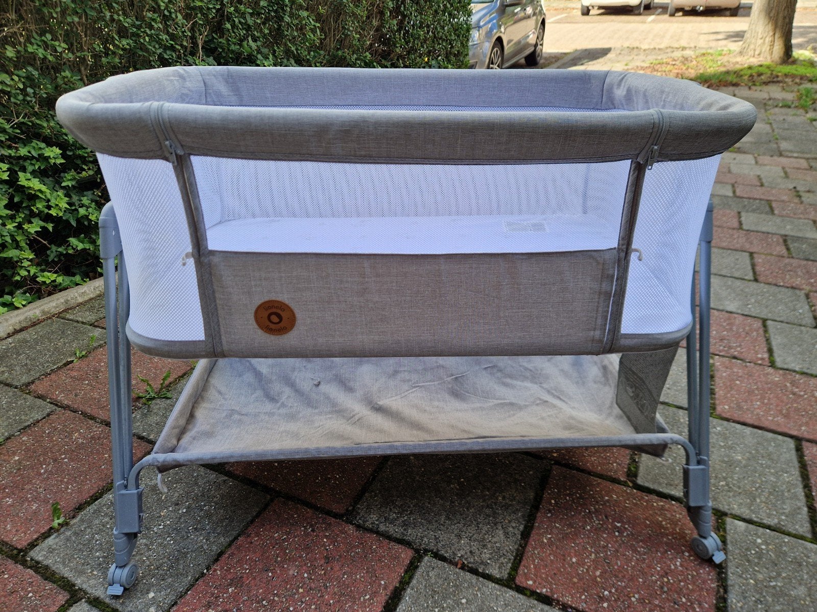 Lionelo Luna Babybed - Reisbedje/Wieg met verstelbare hoogte, Kinderen en Baby's, Babywiegjes en Ledikanten, Ophalen, Zo goed als nieuw