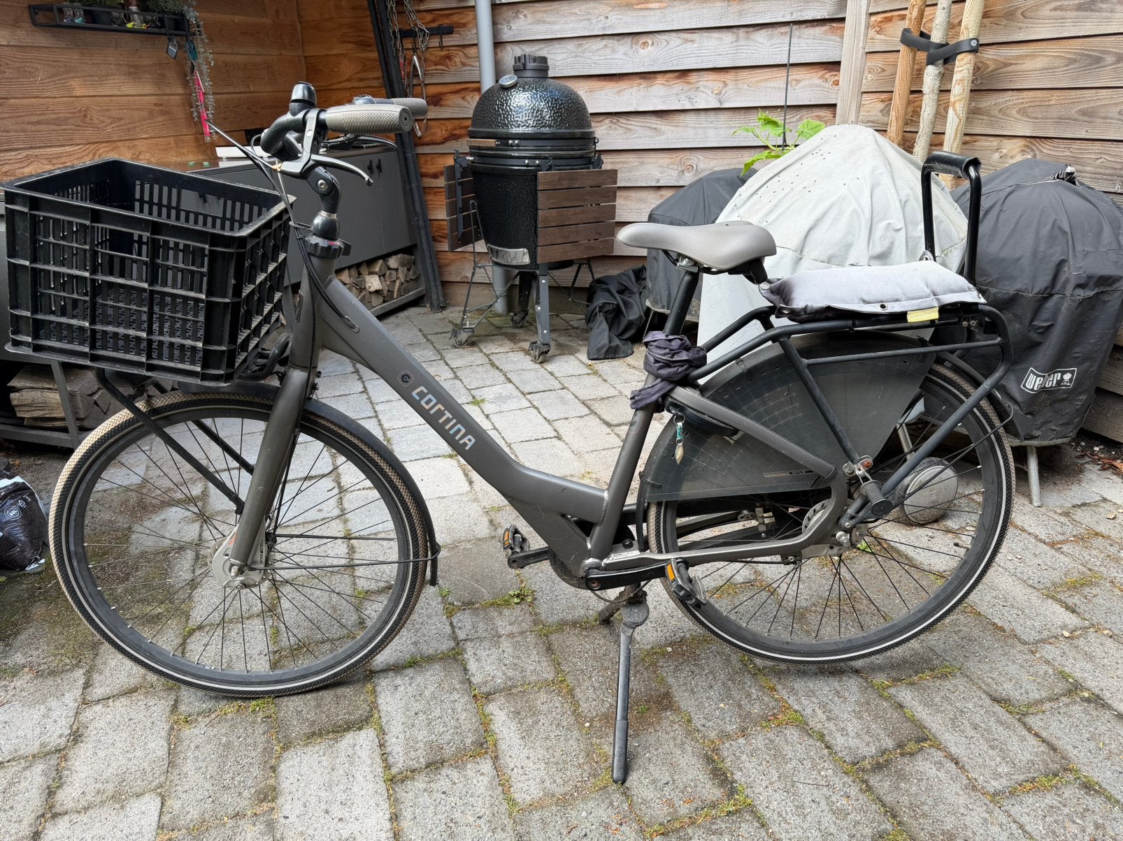 Mooie Cortina moederfiets, Fietsen en Brommers, Fietsen | Dames | Damesfietsen, Versnellingen, 56 cm of meer, Zo goed als nieuw