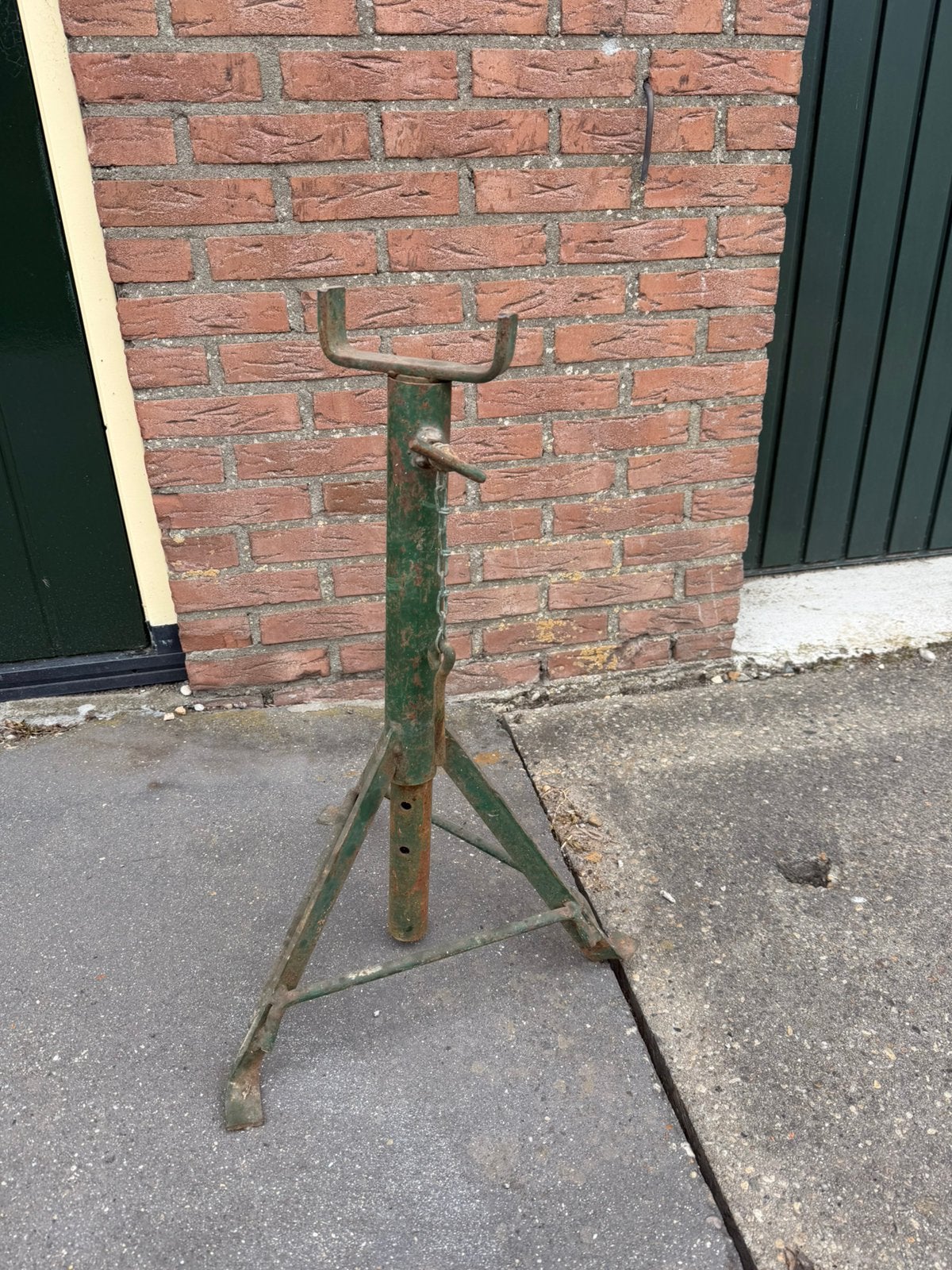 Assteun steun 2x. Werkhoogte 60-106 cm, Ophalen, Gebruikt, Nvr, Nvt