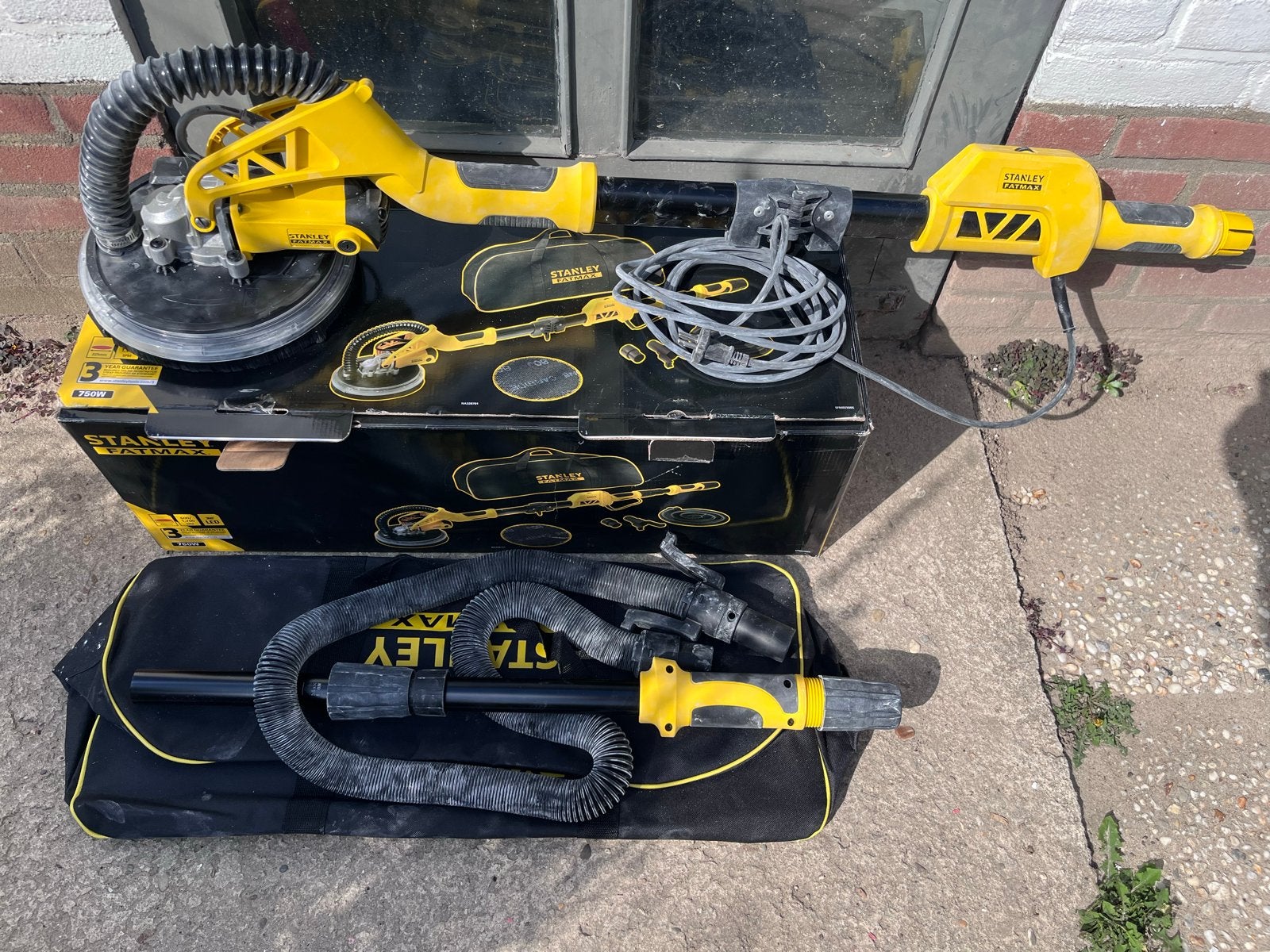 Stanley Fatmax langnek schuurmachine, Ophalen, Zo goed als nieuw, 600 tot 1200 watt, Vlakschuurmachine
