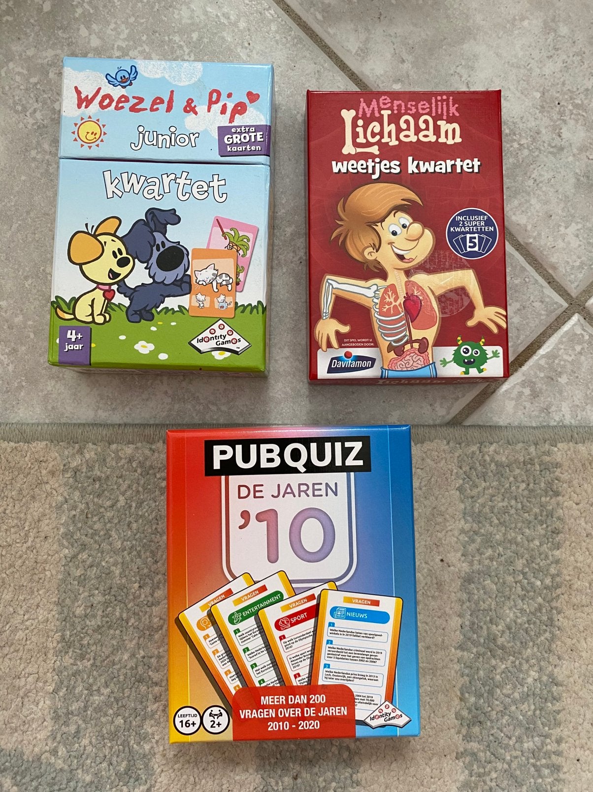 3 x kaartspellen, Ophalen of Verzenden, Zo goed als nieuw