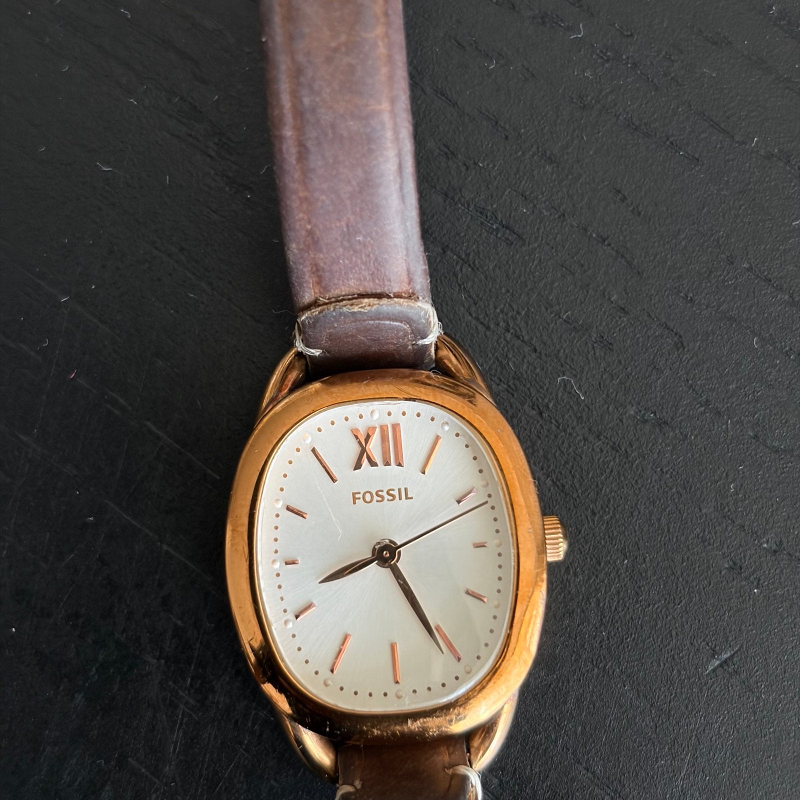 Fossil & Rosefield horloges, oorbellen en sieraden, Overige materialen, Fossil, Polshorloge, Ophalen of Verzenden