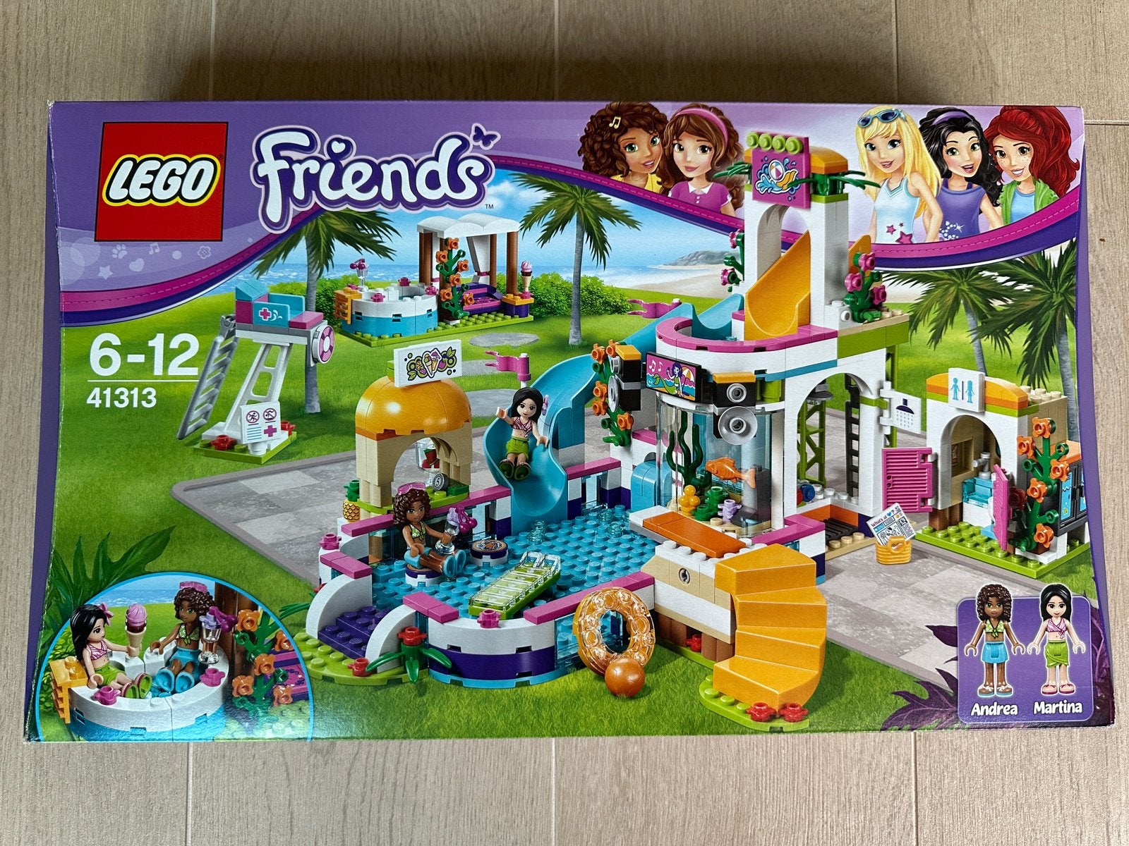 LEGO Friends 41313 Heartlake City Zwembad, Ophalen of Verzenden, Zo goed als nieuw, Overige merken