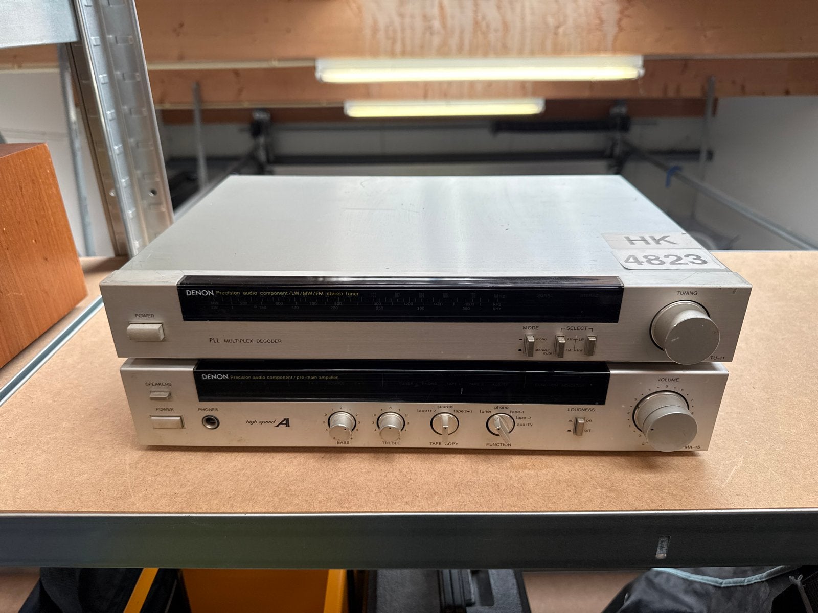 Denon Tuner TU-71 en MA-15 Versterker Set - Vintage Audio, Audio, Tv en Foto, Gebruikt, Denon, Tuner of Radio, Losse componenten