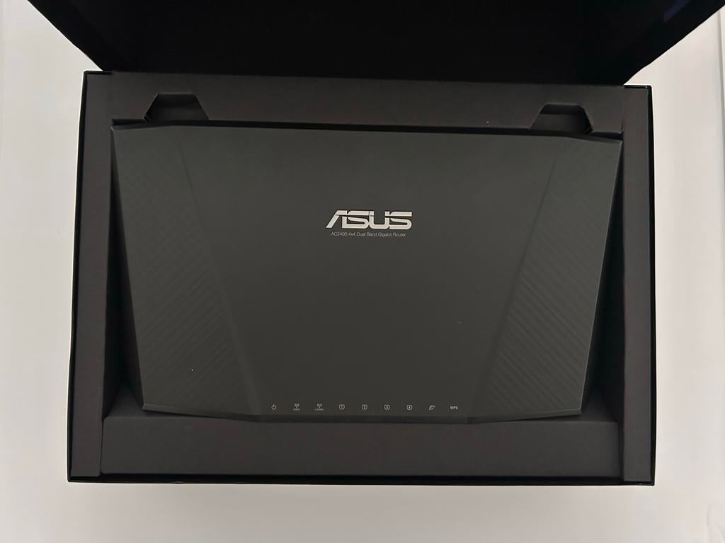 ASUS RT-AC87U Dual-band Wireless-AC2400 Gigabit Router, Ophalen of Verzenden, Zo goed als nieuw, Router
