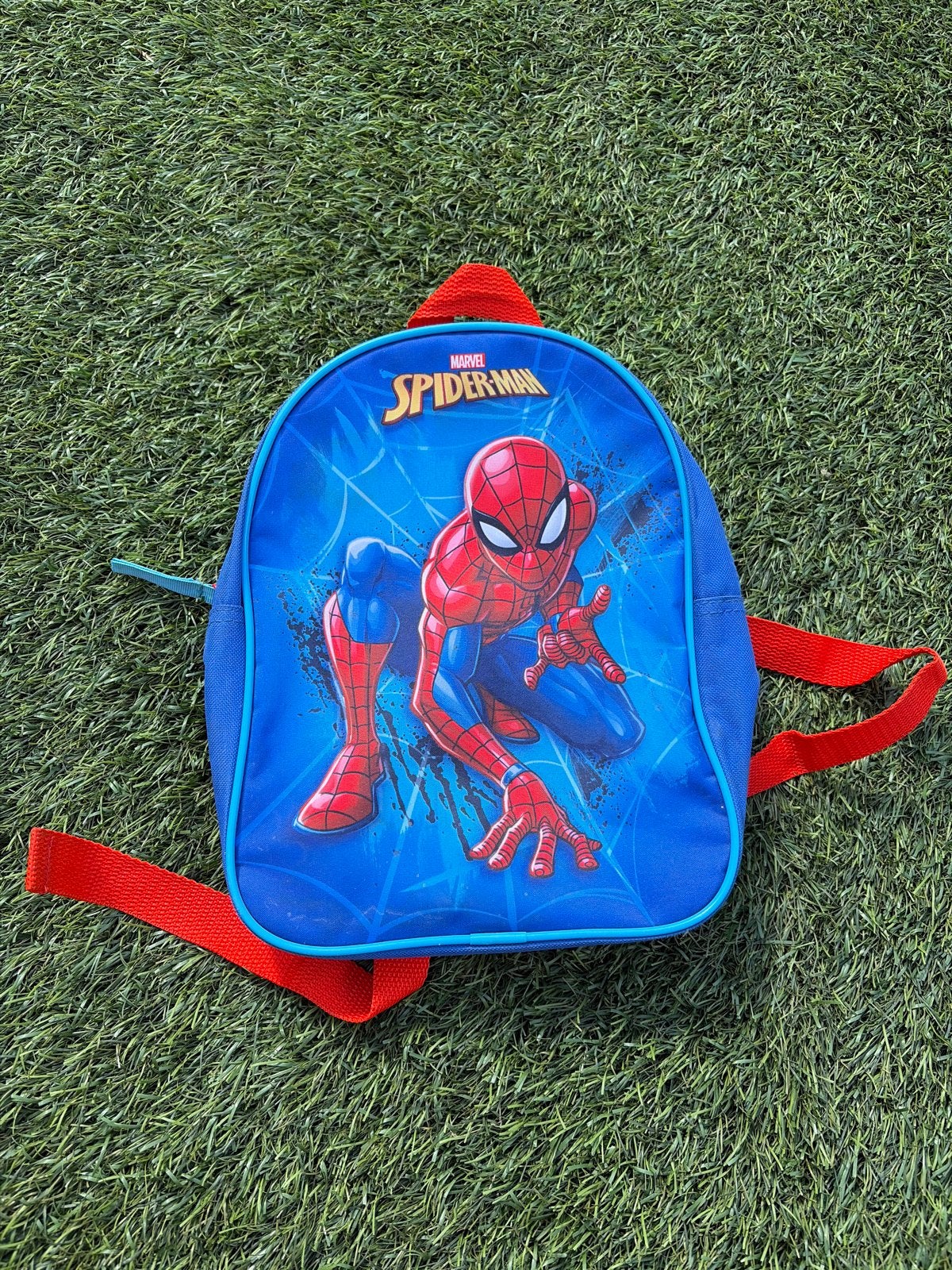 Spiderman Rugzak voor Kinderen - Blauw/Rood, Ophalen, Gebruikt, Minder dan 30 cm, Blauw