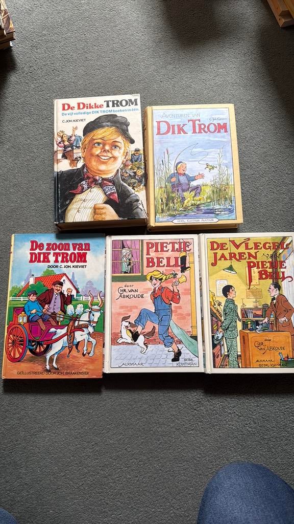Kinderboeken Pietje Bell en Dik Trom, Boeken, Ophalen of Verzenden, Gelezen